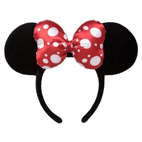 Disney Minnie Ear Headband Classic Minnie Mouse Velveteen