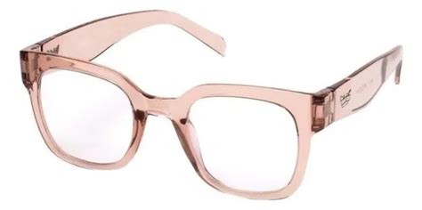 Marcos Armazones Anteojos Vulk Katleen Color Nude Translúcido 0292 Mismo precio en cuotas