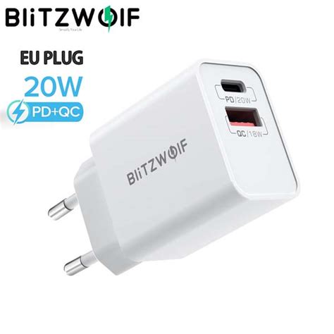 Blitzwolf Bw S W Port Pd Qc Wall Charger Price In Bangladesh