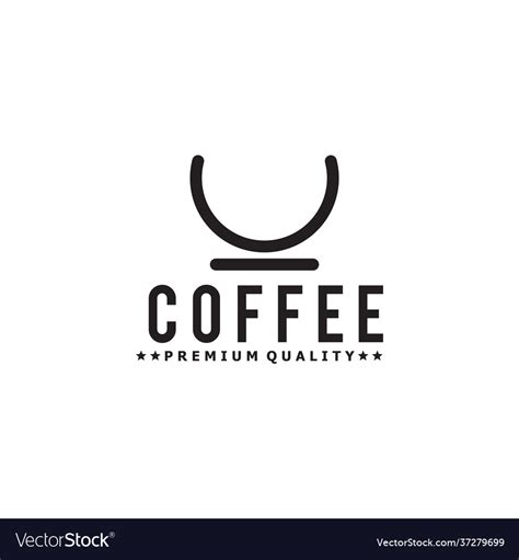 Coffee Shop Logo Template Natural Abstract Coffee Cup With Steam