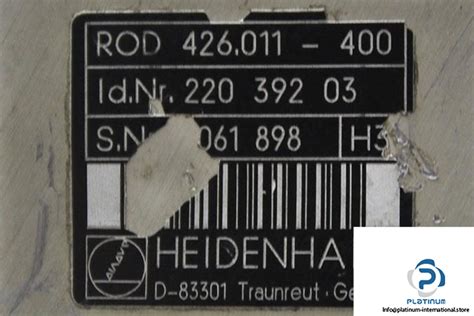 HEIDENHAIN ROD 426 011 400 INCREMENTAL ENCODER Platinum International