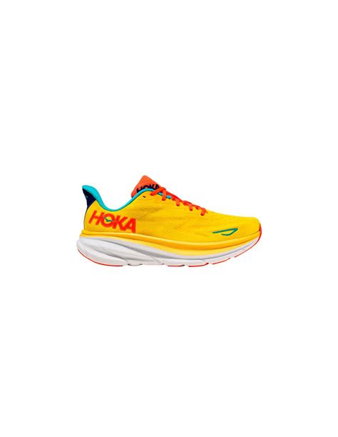 Chaussures De Running HOKA Clifton 9 Passion Fruit Maize Chaussures