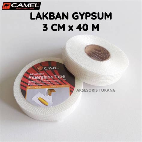 Jual Camel Lakban Fiberglass Tape Kain Kasa Gypsum 3 Cm X 40 M Isolasi