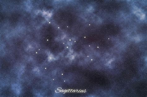 Premium Photo | Sagittarius star constellation brightest stars archer constellation