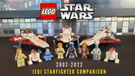 LEGO Star Wars Jedi Starfighter 75333 75191 7143 Comparison YouTube