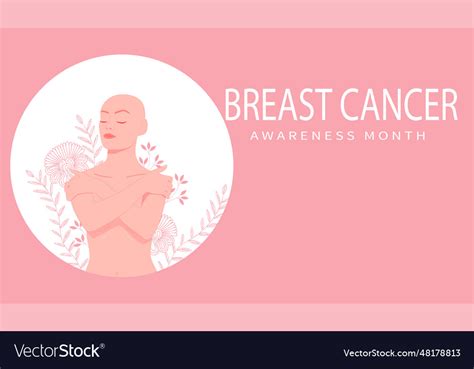 October is cancer awareness month Royalty Free Vector Image