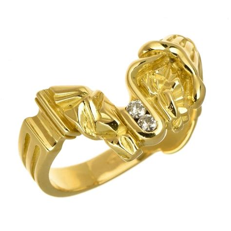 18 Kt Gold Ring Diamonds Catawiki