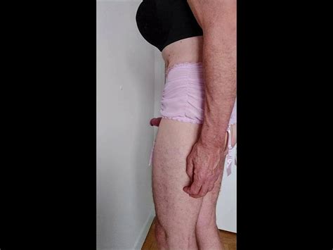 In Lingerie I Wank My Big Cock Shemale Porn Xhamster