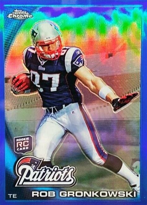 Rob Gronkowski Topps Chrome C Blue Refractor Psa Price