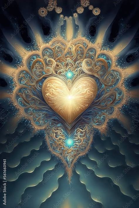 Fractal Psychedelic Heart Ai Generated Images Of A Universal Love My