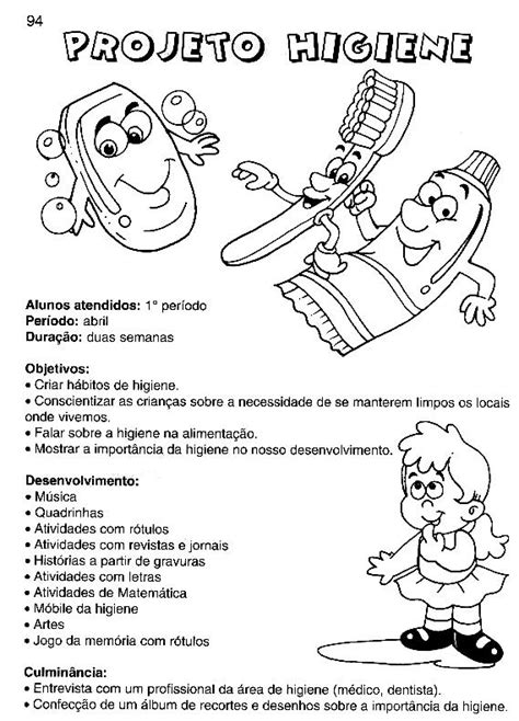 Atividades Sobre Higiene E H Bitos Saud Veis Para Imprimir