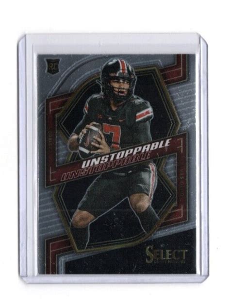 Select Draft Picks Cj Stroud Unstoppable Rookie Rc Un Ohio