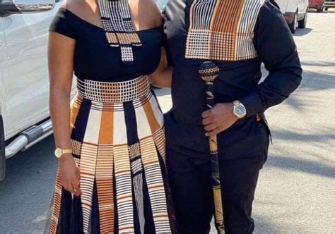 Clipkulture Lovely South African Couples In Matching Traditional