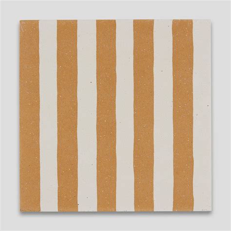 Mustard Stripes Encaustic Cement Tile Otto Tiles Design Encaustic