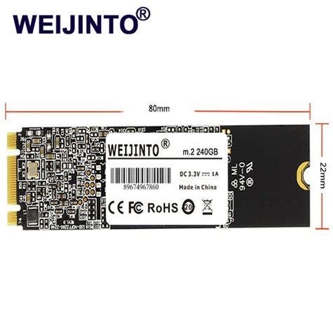 Weijinto M. 2 SSD Ngff2280 120GB 128GB 1tb M2 Hard Drive 2280mm for ...