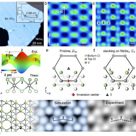 Morphology And Atomic Structure Of ML VCl3 On A NbSe2 Substrate A