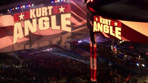 Kurt Angle Entrance Wwe Wrestlemania 35 4719 Youtube