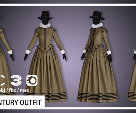 Artstation 16th Century Outfit Game Assets