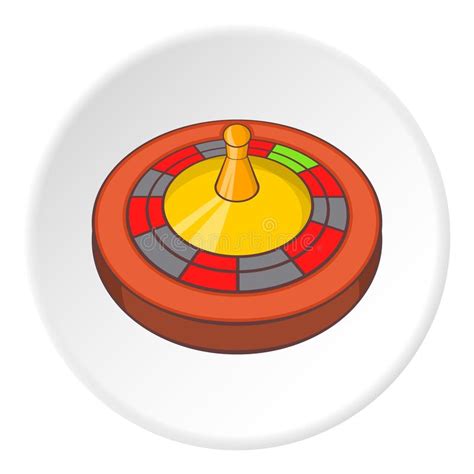 Icono De La Ruleta Estilo De La Historieta Stock De Ilustraci N