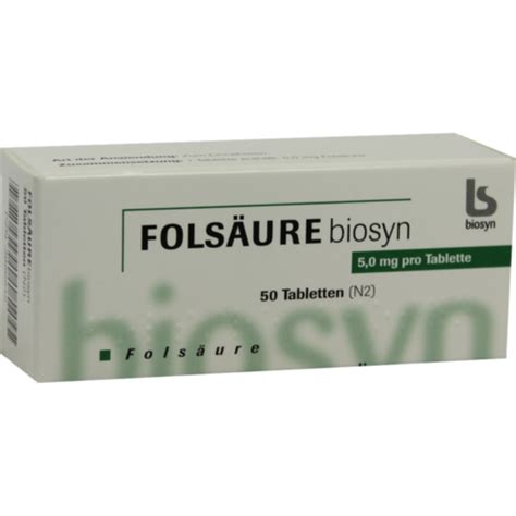 FOLSÄURE 5 mg Tabletten Beipackzettel Apotheken Umschau