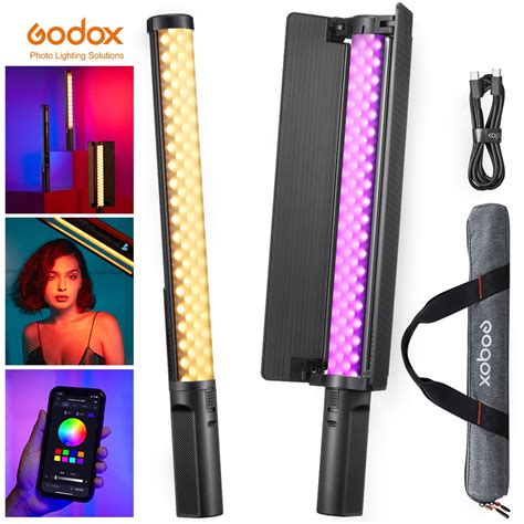 Godox LC500R Mini 20W RGB LED Tube Light Stick Light RGBWW 2500K 8500K