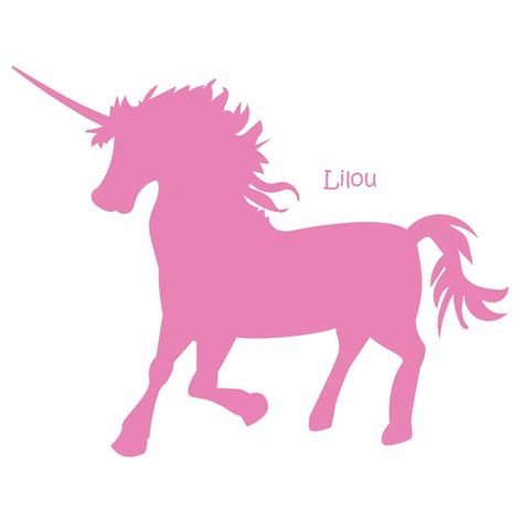 Stickers Personnalis Licorne Enchant E Une Id E De Cadeau Original