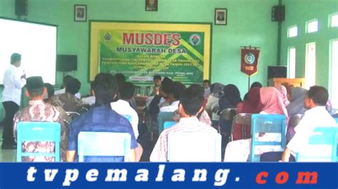 Pemdes Gunungsari Adakan Musdes Penyusunan Rancangan Rkp Des Tahun