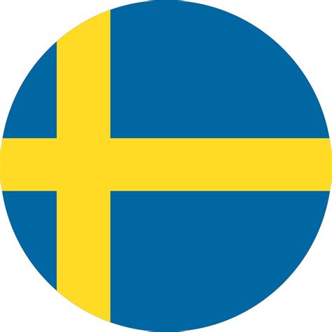 Sweden Flag Round Shape Png Png