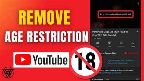 How To Remove Age Restriction On Youtube App Youtube