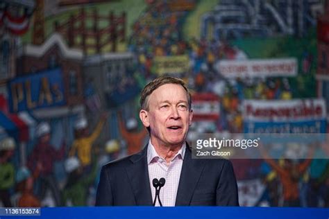 Colorado Governor John Hickenlooper Speaks During The North American