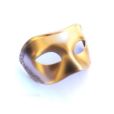 Men's Gold Masquerade Mask | Masquerade Store