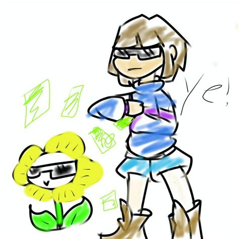 Female Human Flowey The Flower 🔪🌻 Wiki Undertale Amino