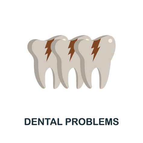 Dental Problems Icon Simple Element From Health Diseases Collection