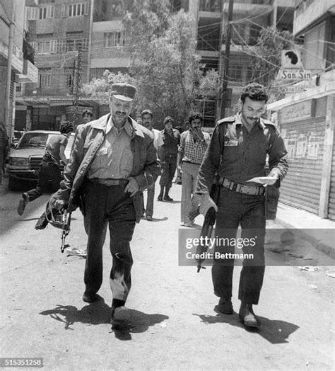 Beirut Lebanon A Grim Yasser Arafat Leader Of The Palestine News