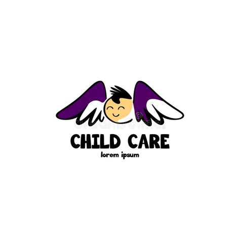 Child Care Logo Vector Art stock vector. Illustration of templates ...