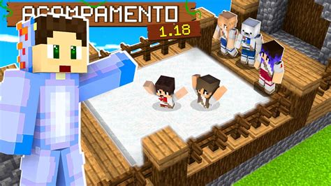 CRIEI Um NOVO MINIGAME No MINECRAFT DESAFIE Seus AMIGOS ACAMPAMENTO