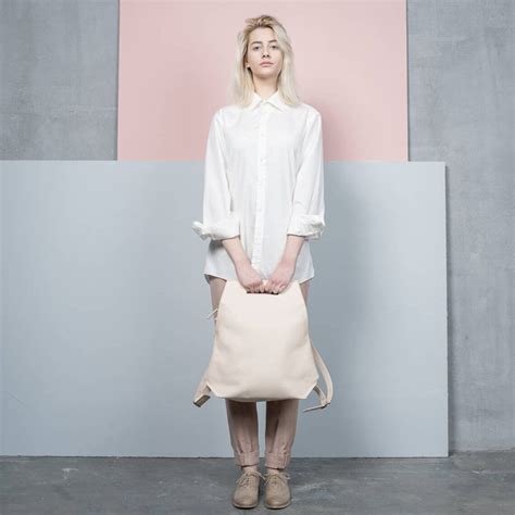 Leather Bag Nude Leather Bag Leather Bag Woman Leather Bag Etsy