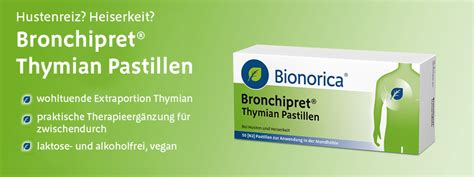 Bronchipret Thymian Pastillen Bionorica