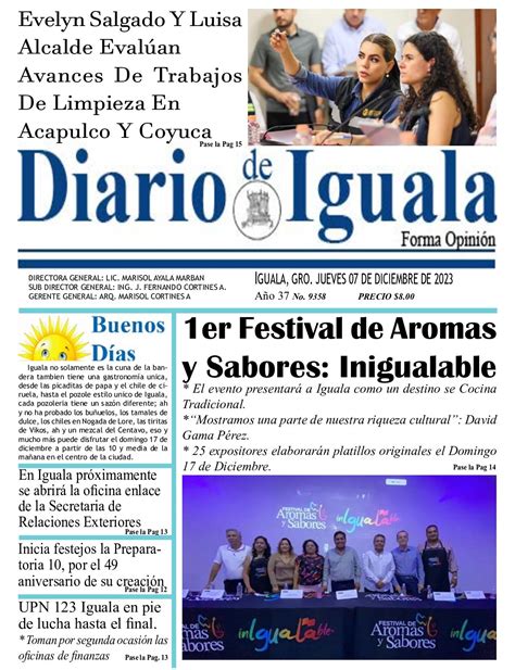 Calam O Jueves De Diciembre De Diario De Iguala