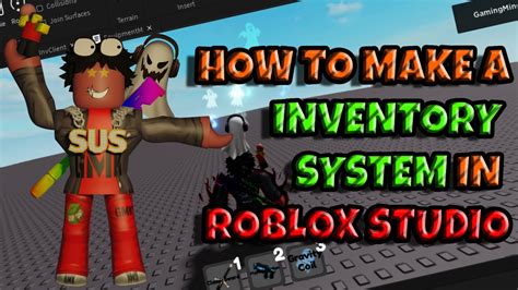 How To Make A Inventory System In Roblox Studio Youtube