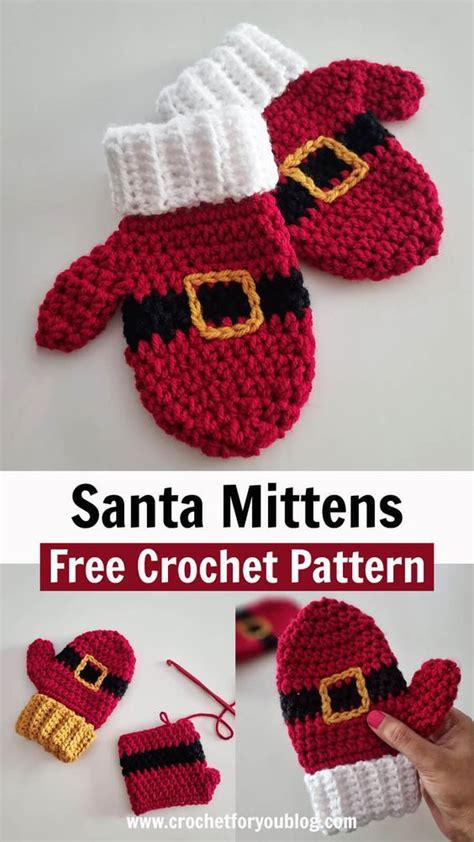 Best Gingerbread Man Crochet Mittens Free Pattern Artofit