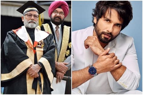 Pankaj Kapur Receives Doctorate, Proud Son Shahid Kapoor Shares News - Flipboard