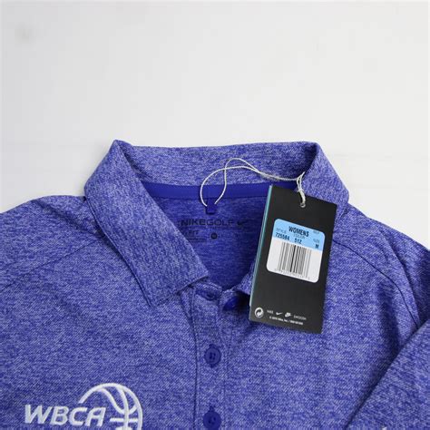 Wbca Nike Golf Dri Fit Polo Womens Purple New Ebay