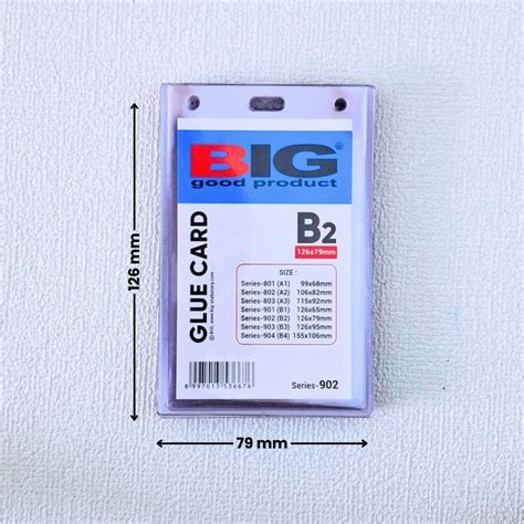 Jual Id Card Mika B B B B A A A Name Tag Glue Card Card