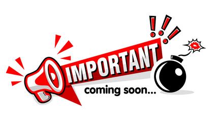 Important Notice Vector Images Over