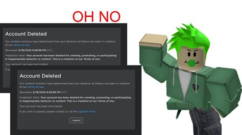 Roblox Accounts Are Being Terminated For This Reason YouTube