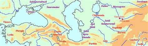 Map of the world of the Scythians - Livius