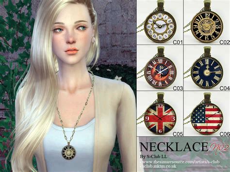 The Sims Resource S Club LL Ts4 Necklace N02