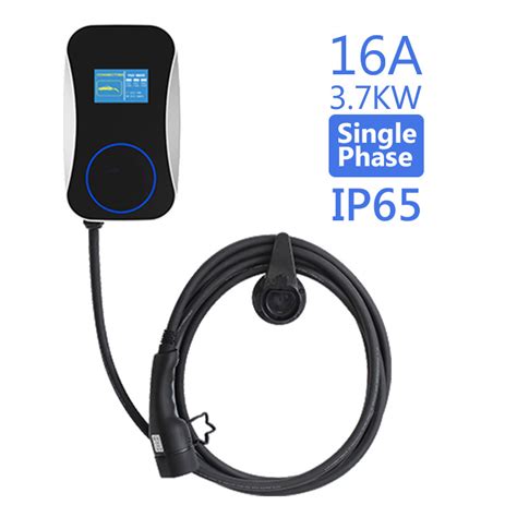 China Wallbox Type 2 32A 7 4kw Single Phase EV Charging Point EV