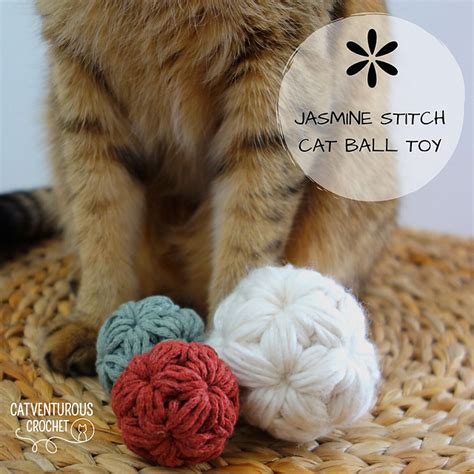 Ravelry Jasmine Stitch Cat Ball Toy Pattern By Charlotte Aimee